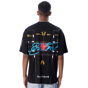 T-shirts pour hommes en coton 100% lavés, coupe ample, noir foncé, style vintage, streetwear décontracté, doux, respirant, pour un usage quotidien urbain - Product Image 6