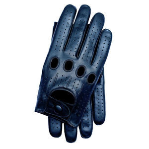 Gants de conduite en cuir souple de haute qualité pour hommes à la mode et protecteurs avec des caractéristiques respirantes et imperméables - Product Image 4