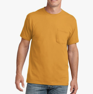Camisetas de Bolsillo para Hombre, Corte Holgado, 100% Algodón, Camiseta de Bolsillo Unisex de Algodón - Product Image 2