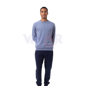 Pull-over personnalisable pour homme 100% coton anti-rétrécissement sérigraphié col manches longues polaire d'hiver Unique - Product Image 6