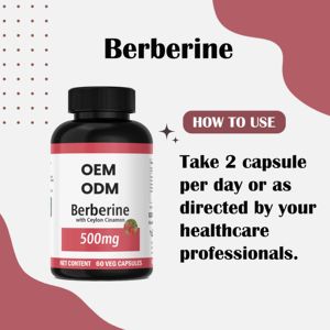 อาหารเสริมแคปซูลเบอร์เบอรีน HCl ไฮโดรคลอไรด์แคปซูล1000มก. & 500มก. - Product Image 4