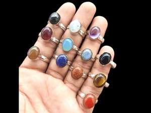 Nouvelle arrivée solide 925 argent Sterling plaqué oeil de tigre ovale lunette réglage Baho fait à la main en gros en vrac Lot bijoux fabrique - Product Image 6