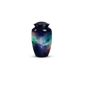 Belles urnes de crémation en métal pour les cendres conçues pour la dignité et le souvenir avec une gravure exquise et une qualité durable - Product Image 2