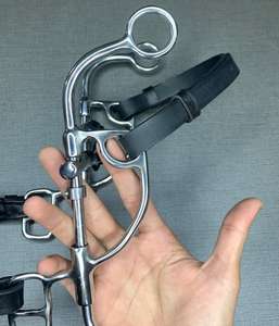 Bridon sans mors de qualité supérieure pour cheval, bridon professionnel pour l'équitation, pour l'entraînement et la compétition - Product Image 6