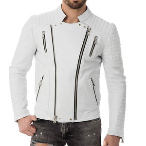 Chaqueta impermeable a prueba de viento con cuello en V para motocicleta de cuero de verano para hombre con color y logotipo personalizados - Product Image 1