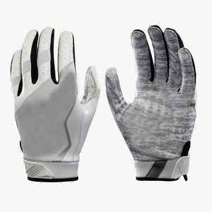 Gants de football américain de haute qualité Gants professionnels Protection des doigts Gants de football personnalisés Conception d'équipe OEM pour jeunes adultes - Product Image 1