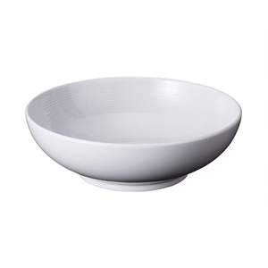Ensemble de bols et d'assiettes en porcelaine faits à la main, finition blanche brillante, vaisselle moderne de luxe écologique personnalisable de Pottery Barn - Product Image 6