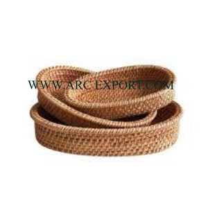 Deluxe Quality Table Decoration <b>Rattan</b> Unique New Style Kitchen Ware Fruit Basket Custom Logo Home Commercial Usage Basket - Product Image 3