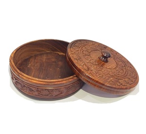 Contenedor Roti Chapati de mesa hecho a mano, la más alta calidad, ratán, yute, vajilla grande, elegante contenedor de almacenamiento Roti - Product Image 2