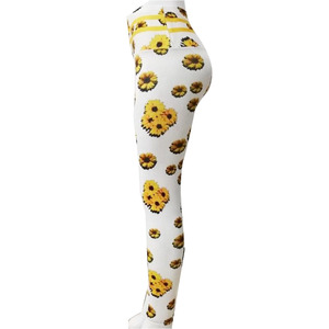 <b>Hot</b> Sale Women's 3D Flower Print Yoga <b>Leggings</b> High Waist Seamless Breathable Quick Dry Feature for Sport Fitness Casual Summer - Product Image 4