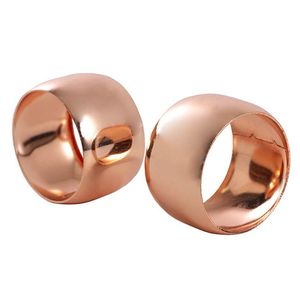 High quality napkin rings for traditional <b>dinner</b> <b>tables</b> crafted from metal with antique floral pattern and premium design - Product Image 3