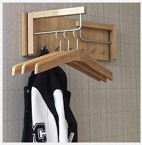 PANTS NATURAL WOOD CLOTHES HANGER WITH Anti-Slip Feature Customizable Traceless Bedroom Household Hanger Support - Product Image 6