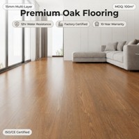Parquet en frêne blanc de luxe 15 mm |   Multi-couches Naturelles |   Hôtel Résidentiel |   OEM