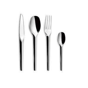 Elegante Juego de Cubiertos de Metal de Diseño Moderno, Juego de Cubiertos de Metal para una Cena con Estilo, Cubiertos Modernos - Product Image 5