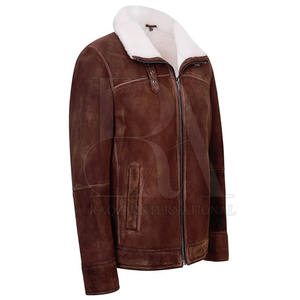 แจ็กเก็ตหนังแท้คลาสสิกสำหรับผู้ชายมีขนาดสีและดีไซน์ตามสั่งและมีจำหน่าย - Product Image 2