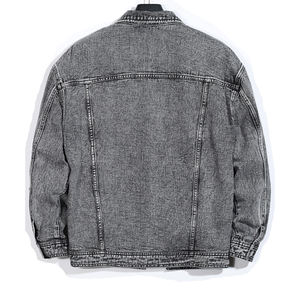 Chaqueta de Mezclilla para Hombre al por Mayor, Estilo Boyfriend, Lavada, Desgastada, de Algodón, Talla Grande - Product Image 6