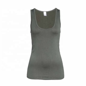 Débardeurs personnalisés de haute qualité pour femmes – Été, entraînement, yoga, respirants, séchage rapide, tissés, couleur unie, longueur standard - Product Image 4