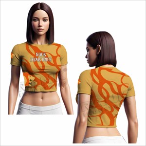 T-shirts courts pour femmes en matière durable de qualité supérieure, résistants, pour adultes, marque privée - Product Image 4