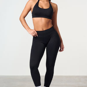 Custom Label Seamless Sports Yoga Pants Workout Butt Lift Tummy <b>Control</b> High Waist Gym Fitness Training Wear <b>Leggings</b> for Women - Product Image 2