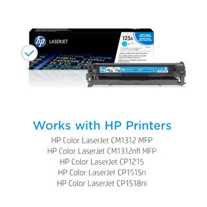 Cartouche de toner cyan HP Original 125A pour imprimante LaserJet (CB541A)-Modèle CE285A - Product Image 5