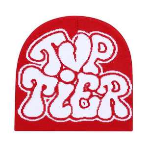 "Warm Winter Letter Beanie Soft Jacquard Knit <b>Fabric</b> for Maximum Comfort" - Product Image 6