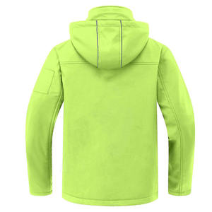 Tissu de toile de haute qualité respirant conception professionnelle vestes Softshell de rue haute d'hiver pour hommes - Product Image 2