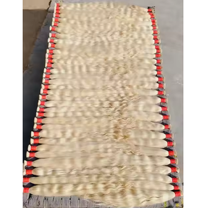 Paquets de cheveux indiens super soyeux et longs, extensions de trame de temple brut, extensions blanchies, tissage de cheveux - Product Image 5