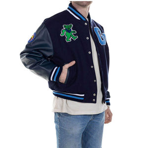 Chaquetas Varsity de Lana Personalizadas Resistentes al Viento para Hombre con Logotipo Personalizado, Ideales para Uniformes de Equipo al Aire Libre, Chaquetas para Hombre - Product Image 5