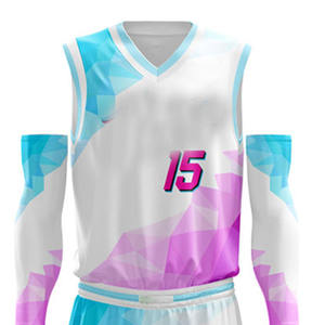 Uniformes de Baloncesto Sublimados con Diseño de Moda, Conjuntos de Uniformes Deportivos Personalizados para Equipos, Unisex, para Adultos, Transpirables, de Secado Rápido, 100% - Product Image 6
