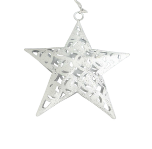 Juego de decoración del hogar de 2 corazones colgantes de hierro y metal para decoración de pared oro con brillo personalizado hecho a mano al por mayor a granel - Product Image 4