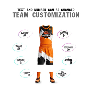 ชุดบาสเก็ตบอลสำหรับเยาวชนและผู้ใหญ่ชุดบาสเก็ตบอลพิมพ์ลายโลโก้ตามสั่ง - Product Image 4