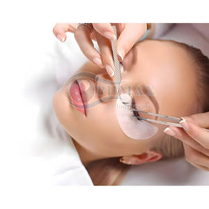 Pince à cils professionnelle enduite de couleur Options à pointe incurvée et droite Pince à cils enduite de couleur - Product Image 2