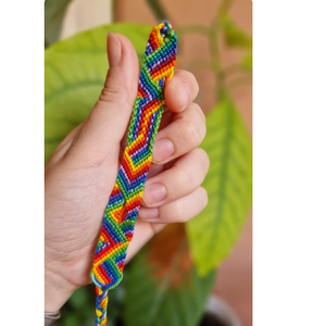 Friendship <b>Bracelet</b> or <b>Anklet</b> Chevron - Colorful - String - Trendy - *CUSTOMIZABLE* - Product Image 2