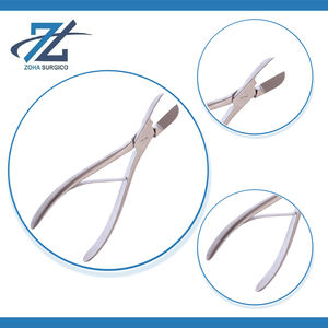 Pinza de Corte de Hueso Liston, Recta, 140 mm de Largo, Acero Inoxidable, Instrumentos Quirúrgicos Manuales, Certificación CE, Fabricante - Product Image 4