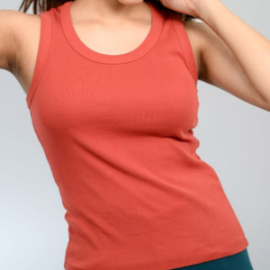 Premium 100% Organic Cotton Plus Size Winter Women Tank Tops Breathable Eco-Friendly Embroidery Soft Casual Wear for Bulk Buyers - Product Image 6