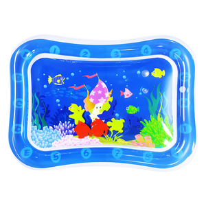 Надувной развивающий коврик для малышей с водными игрушками, сенсорный коврик для игр на животике из мягкого ПВХ для младенцев | Сделано в Индонезии - Product Image 5