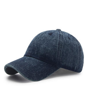 หมวกเบสบอลธรรมดาสีพื้นทำจากผ้าฝ้าย - Product Image 4