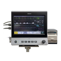 Moniteur patient multiparamétrique vétérinaire Edan X10 avec écran tactile, moniteur de soins intensifs avec ECG, SpO2, NIBP, TEMP, IBP, CO2 pour hôpital vétérinaire