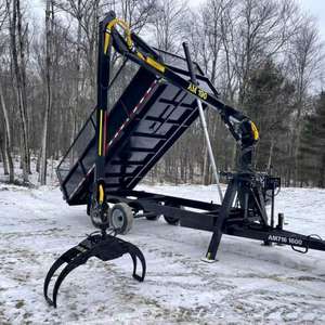 L'agriculture de qualité 4 roues ferme benne remorque unique 10 tonnes - Product Image 1