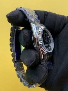 Luxe 36mm diamant sur cadran en acier inoxydable mécanique automatique analogique montre-bracelet pour les femmes mode Swiss Made montre vendeur - Product Image 2