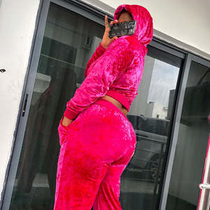 Sudadera con capucha, pantalones de chándal, conjuntos de Jogger, pantalones de carga, chándales Unisex, conjunto de 2 piezas, chándal de mujer Amir hecho por KING PLAY - Product Image 3