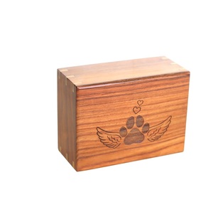 Wooden Urn <b>Box</b> for Pet <b>Ashes</b> Cremation for Cat and <b>Dog</b> <b>Ashes</b> Handmade Pet Keepsake Urns - Product Image 1