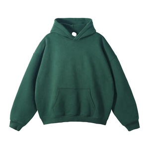Meilleure vente Midweight à capuche solide hommes respirant personnalisé surdimensionné 2 pièces ensembles 100% coton polaire propre votre conception - Product Image 5