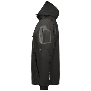 Fashionable Winter Special Adjustable Hooded Softshell <b>Jacket</b> For <b>Men</b> Stylish Windproof Durable Insulated Elastic Cuffs <b>Jacket</b> - Product Image 4
