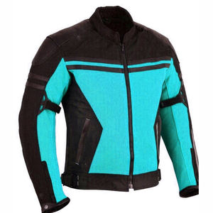 Chaqueta de moto de cuero de calidad profesional, chaqueta de montar de carreras OEM personalizada - Product Image 4