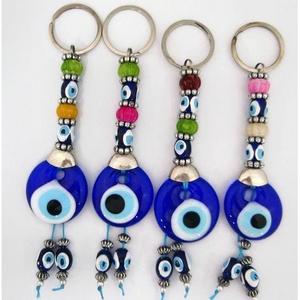 เครื่องประดับพวงกุญแจคริสตัลรูปดวงตาชั่วร้ายในแก้ว3x15ซม. - Product Image 2