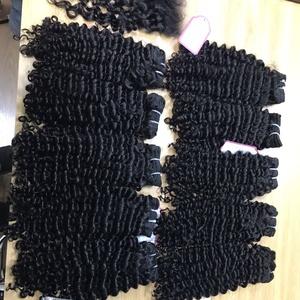 Paquets de cheveux Big G bouclés profonds de fabrication vietnamienne sans enchevêtrement ni perte de brillance Styles de vague naturelle et de vague profonde lâche - Product Image 1