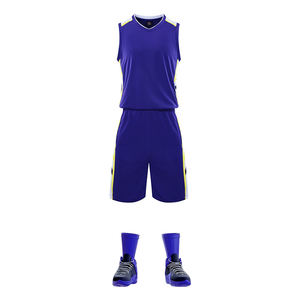 Camiseta de baloncesto personalizada hecha de fábrica, uniforme de baloncesto personalizado Reversible para hombre, Conjunto de camiseta, ropa de baloncesto - Product Image 5