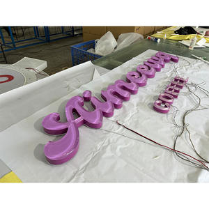 Enseigne extérieure personnalisée en acrylique 3d imperméable aux lettres personnalisée pour les entreprises - Product Image 1