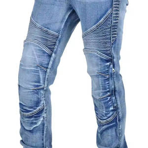 Pantalon en jean de style streetwear avec stretch, séchage rapide, respirant, couture durable, finition lavée élégante, personnalisable OEM - Product Image 5